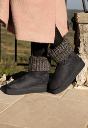Bottines à plateforme Kylie Noir