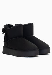 Bottines à plateforme Curry Noir