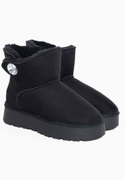 Bottines à plateforme Jana Noir