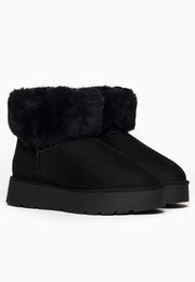 Bottines à plateforme Olivia Noir