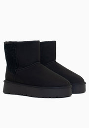 Bottines à plateforme Davia Noir