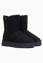 Bottines à plateforme Lena Noir