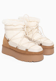Bottines à plateforme Baikal Camel
