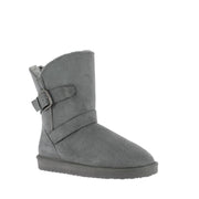 Bottines Mi-mollet Eden Gris foncé