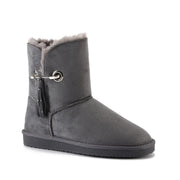 Bottines Courtes Clair Gris foncé