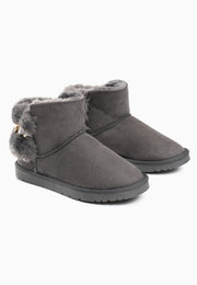 Bottines Courtes Calix Gris foncé