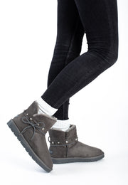 Bottines Courtes Stila Gris foncé