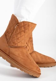 Bottines Mi-mollet Maelis Camel