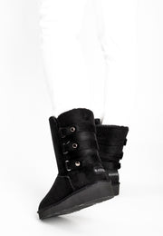 Bottines Mi-mollet Gena Noir