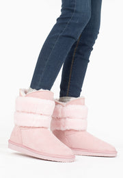 Bottines Mi-mollet Erie Rose