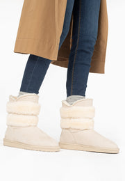 Bottines Mi-mollet Erie Naturel