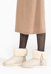 Bottines Courtes Clary Naturel
