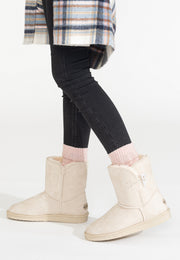 Bottines Mi-mollet Anais Naturel