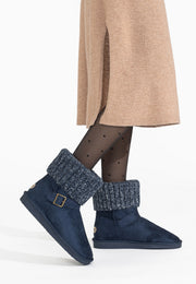 Bottines Mi-mollet Kylie Marine