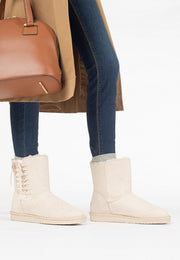 Bottines Mi-mollet Nueltin Naturel