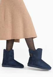 Bottines Mi-mollet Anais Marine