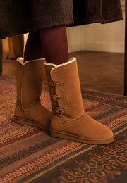 Bottes Hautes Flocon Camel