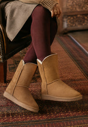 Bottines Mi-mollet Ocean Camel