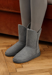 Bottines Mi-mollet Ocean Gris foncé
