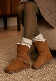 Bottines Mi-mollet Camphor Camel