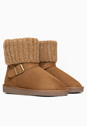 Bottines Mi-mollet Kylie Camel
