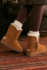 Bottines Courtes Clair Camel